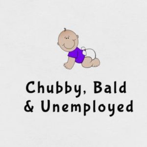 Baby Jersey Short Sleeve Tee - Chubby, Bald & Unemployed