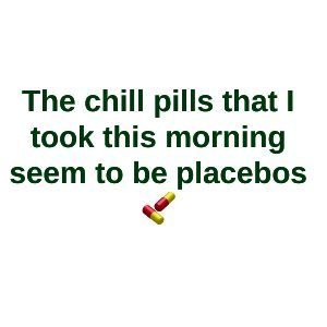 Men's 3/4 sleeve raglan shirt - The chill pills that I took this morning appear to be placebos