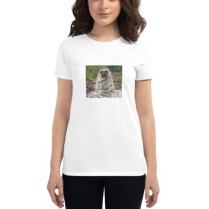 Women's short sleeve t-shirt - Buddha Pug