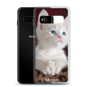 Samsung Case - White Kitty Cat