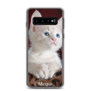 Samsung Case - White Kitty Cat