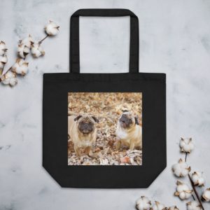 Playful Pugs (on both sides) - Eco Tote Bag