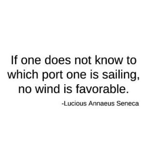 Know Your Destination Quote from Annaeus Seneca - Unisex Hoodie