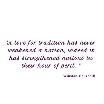 Churchill On the "Love of Tradition" - Unisex Hoodie - Image 2