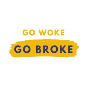 Basic Unisex Hoodie - Go Woke, Go Broke