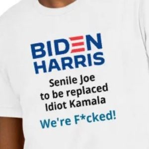 Harris to Replace Biden - We're F*cked - Short-Sleeve Unisex T-Shirt