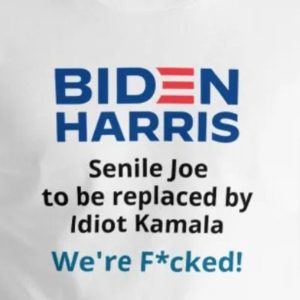 Harris to Replace Biden - We're F*cked - Short-Sleeve Unisex T-Shirt