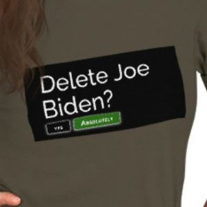Delete Joe Biden Buttons - Short-Sleeve Unisex T-Shirt