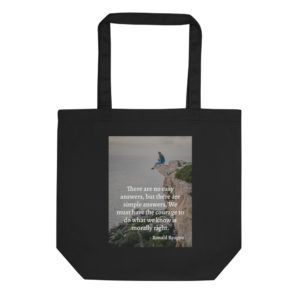 Simple Moral Courage - Eco Tote Bag