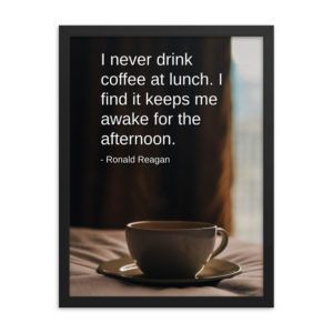 Reagan On Afternoon Naps - Framed Poster
