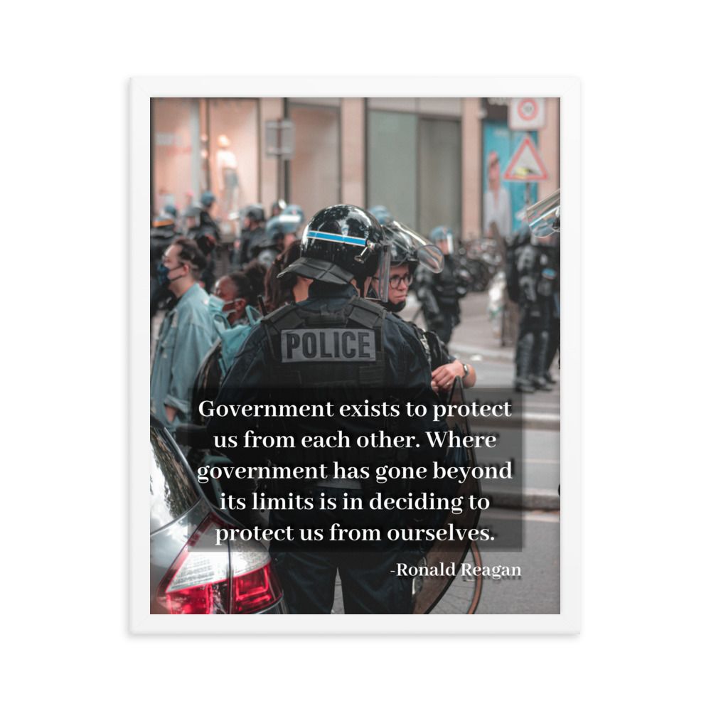 Reagan on Personal Freedom - Framed poster - Image 10