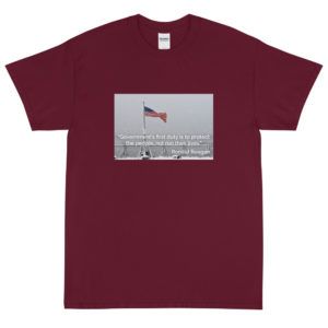 Reagan Quote On Limited Government - Men's Classic T-Shirt