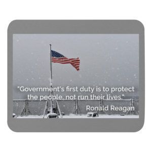 Reagan Quote On Limited Government - Mouse pad