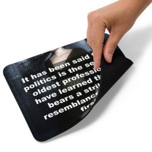 Reagan On Politicians & Ladies of the Night - Mouse pad