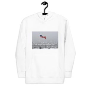 Reagan Quote On Limited Government - Unisex Hoodie