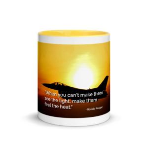 See The Light or Feel The Heat - Mug with Color Inside