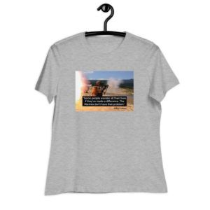 Making A Difference - Ronald Reagan - Women's Relaxed T-Shirt