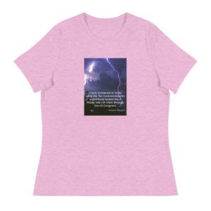 The 10 Commandments Via Congress - Women's Relaxed T-Shirt