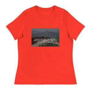Information Is Oxygen Of Modern Age - Reagan - Women's Relaxed T-Shirt