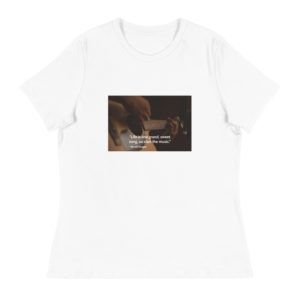 Life Is A Song - Ronald Reagan Quote - Women's Relaxed T-Shirt