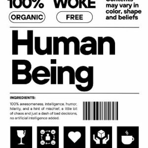 Woke Free Human Being - Women's Relaxed T-Shirt - Not Made In China